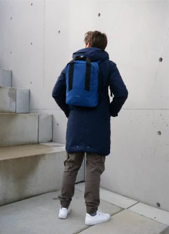 Corail Marseille City Recycled Vegan Backpack | Blue