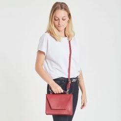 Canussa Hybrid Maxi Versatile Vegan Leather Crossbody | Red