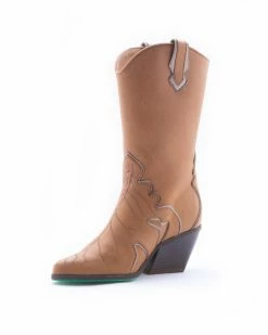 A Perfect Jane Laura Limited Vegan Suede High Boots | Brown Shoes