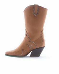 A Perfect Jane Laura Limited Vegan Suede High Boots | Brown Shoes