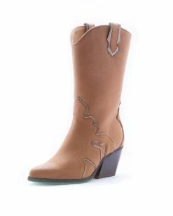 A Perfect Jane Shoes Laura Vegan Suede High Boots | Brown