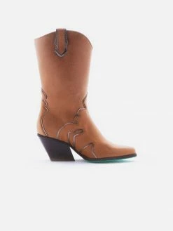 A Perfect Jane Shoes Laura Vegan Suede High Boots | Brown