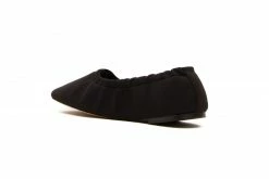 AERA Carla Vegan Ballerina Flats | Black Shoes