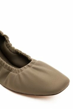 AERA Shoes Carla Vegan Ballerina Flats | Green