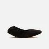 AERA Carla Vegan Ballerina Flats | Black Shoes