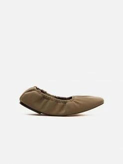 AERA Shoes Carla Vegan Ballerina Flats | Green