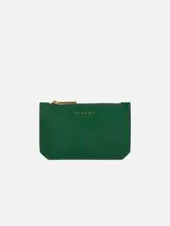 Alkeme Atelier AIR Vegan Leather Credit Card Case | Green