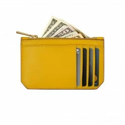 Alkeme Atelier AIR Vegan Leather Credit Card Case | Orange Accessories