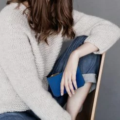 Alkeme Atelier AIR Vegan Leather Credit Card Case | Orange Accessories