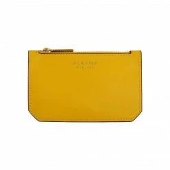 Alkeme Atelier AIR Vegan Leather Credit Card Case | Orange Accessories