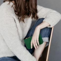 Alkeme Atelier AIR Vegan Leather Credit Card Case | Blue