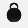 Alkeme Atelier Earth Piñatex Vegan Leather Round Crossbody Bag | Black Bags