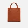 Alkeme Atelier Earth Piñatex Vegan Leather Small Tote Bag | Tan Bags