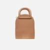 Alkeme Atelier EARTH Vegan Leather Arch Satchel | Beige Nude