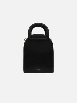 Alkeme Atelier EARTH Vegan Leather Arch Satchel | Black