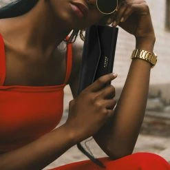 Alkeme Atelier Accessories Fire Vegan Leather Eyewear Case | Black