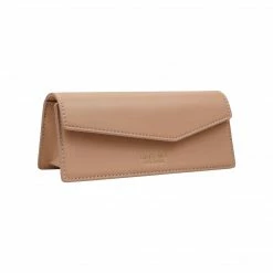 Alkeme Atelier Accessories Fire Vegan Leather Eyewear Case | Beige Nude