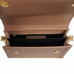 Alkeme Atelier FIRE Vegan Leather Flap Crossbody Bag | Beige Nude