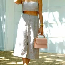 Alkeme Atelier FIRE Vegan Leather Flap Crossbody Bag | Beige Nude