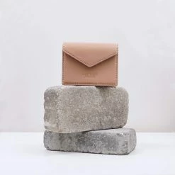 Alkeme Atelier FIRE Mini Vegan Leather Purse | Beige Nude