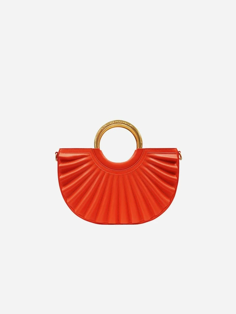 Alkeme Atelier Bags Water Moon Vegan Leather Crossbody Bag | Orange 3 Alkeme Atelier Bags Water Moon Vegan Leather Crossbody Bag | Orange