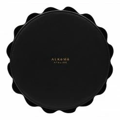 Alkeme Atelier Bags Water Vegan Leather Metal Handle Bucket | Black