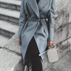 Alkeme Atelier Water Small Vegan Leather Metal Handle Bucket | Red