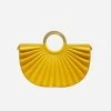 Alkeme Atelier Bags Water Moon Vegan Leather Satchel | Yellow