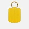 Alkeme Atelier Water Vegan Leather Metal Handle Bucket | Yellow Bags