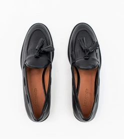 Allkind Vegan Alice Vegan Leather Tassel Loafer | Black