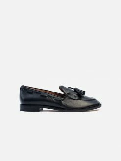 Allkind Vegan Alice Vegan Leather Tassel Loafer | Black