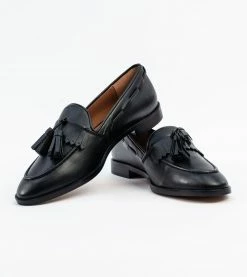 Allkind Vegan Alice Vegan Leather Tassel Loafer | Black