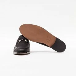 Allkind Vegan Shoes Elle Vegan Suede Slip On Loafer | Black
