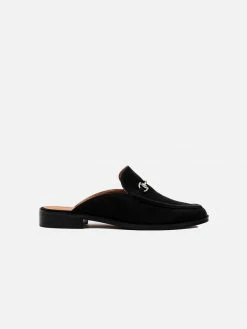 Allkind Vegan Shoes Elle Vegan Suede Slip On Loafer | Black