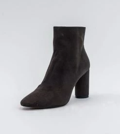 Allkind Vegan Isabella Vegan Suede Heeled Ankle Boots | Brown 12 Allkind Vegan Isabella Vegan Suede Heeled Ankle Boots | Brown