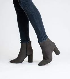 Allkind Vegan Isabella Vegan Suede Heeled Ankle Boots | Brown 11 Allkind Vegan Isabella Vegan Suede Heeled Ankle Boots | Brown