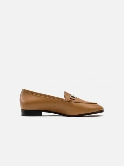 Allkind Vegan Jessica Vegan Leather Snaffle Loafer | Camel Shoes