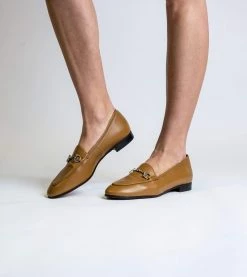 Allkind Vegan Jessica Vegan Leather Snaffle Loafer | Camel Shoes