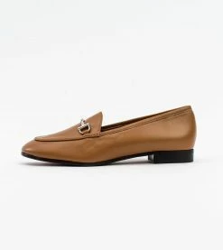 Allkind Vegan Jessica Vegan Leather Snaffle Loafer | Camel Shoes