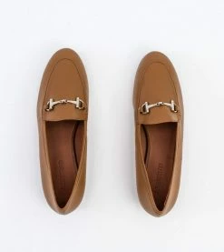 Allkind Vegan Jessica Vegan Leather Snaffle Loafer | Camel Shoes