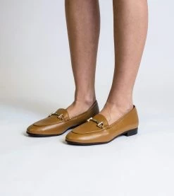 Allkind Vegan Jessica Vegan Leather Snaffle Loafer | Camel Shoes