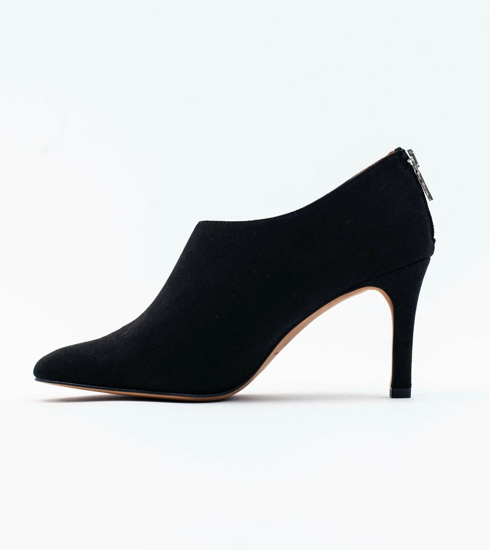 Allkind Vegan Olivia Black Vegan Suede Heeled Boots | Black Shoes 9 Allkind Vegan Olivia Black Vegan Suede Heeled Boots | Black Shoes