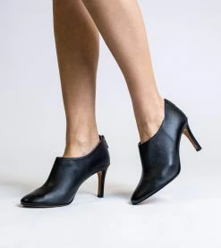 Allkind Vegan Olivia Vegan Leather Heeled Boots | Black