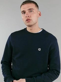 Altid Clothing Crew Neck Organic Cotton Sweatshirt | Black