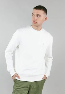 Altid Clothing Crew Neck Organic Cotton Sweatshirt | Off White