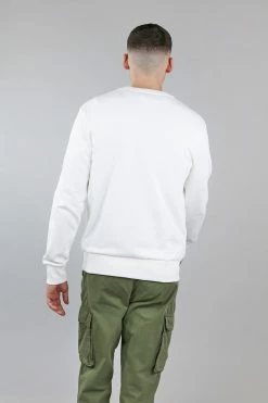 Altid Clothing Crew Neck Organic Cotton Sweatshirt | Off White