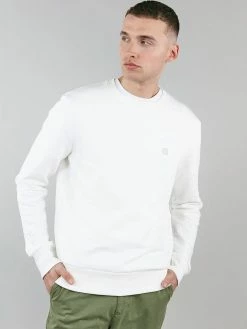 Altid Clothing Crew Neck Organic Cotton Sweatshirt | Off White