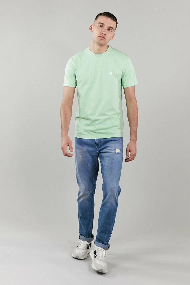 Altid Clothing Low Carbon Organic Cotton T-Shirt | Light Green 5 Altid Clothing Low Carbon Organic Cotton T-Shirt | Light Green
