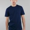 Altid Clothing Low Carbon Cotton T-shirt | Navy