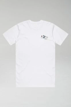Altid Clothing Low Carbon Cotton Trace Graphic T-shirt | White